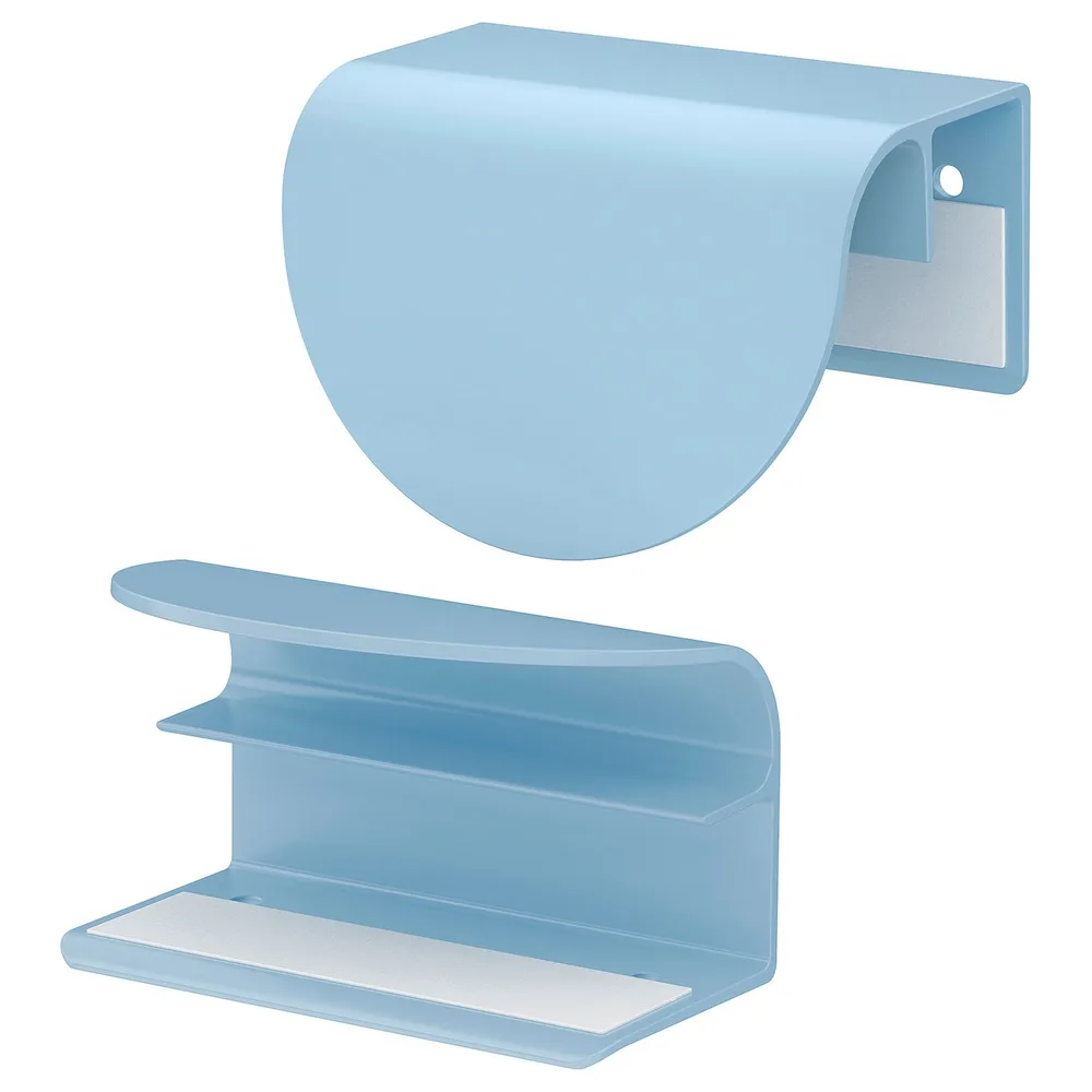 IKEA LATMASK (ИКЕА ЛАТМАСК) — Ручка-зажим, синяя 60 мм, 2 шт.