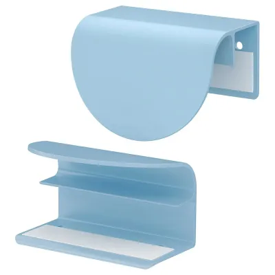IKEA LATMASK (ИКЕА ЛАТМАСК) — Ручка-зажим, синяя 60 мм, 2 шт.