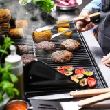 IKEA GRILLTIDER (ИКЕА ГРИЛЛТИДЕР) — Набор аксессуаров для гриля, 3 предмета, нержавеющая сталь/бук — фото 4