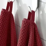 IKEA GULVIAL (ИКЕА ГУЛВИАЛ) — Полотенце банное, глубокий красный 100x150 см — фото 3