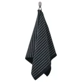 IKEA BROKGINST (ИКЕА БРОКГИНСТ) — Полотенце для рук, чёрное 50x100 см — фото 1