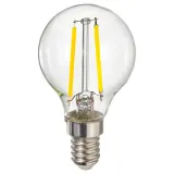 IKEA LUNNOM (ИКЕА ЛУННОМ) — Лампа светодиодная E14 260 люмен, диммируемая/шар прозрачное стекло 45 мм — фото 1