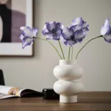 IKEA GULDSPETT (ИКЕА ГУЛДСПЕТТ) — Искусственный цветок, бумага/ирис синий 45 см — фото 2