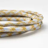 IKEA RUNDHULT (ИКЕА РУНДХУЛТ) — Кабель USB-C/USB-C, бежевый/синий 1.5 м/100 Вт — фото 5