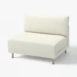 IKEA UPPÅKRA (ИКЕА УППОКРА) — Чехол на модуль дивана 1,5-местный, Аксвалль кремовый — фото 2