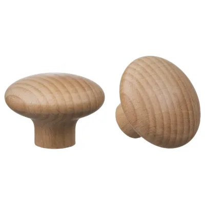 IKEA PLOCKAR (ИКЕА ПЛОКАР) — Ручка-кнопка, бук 49 мм