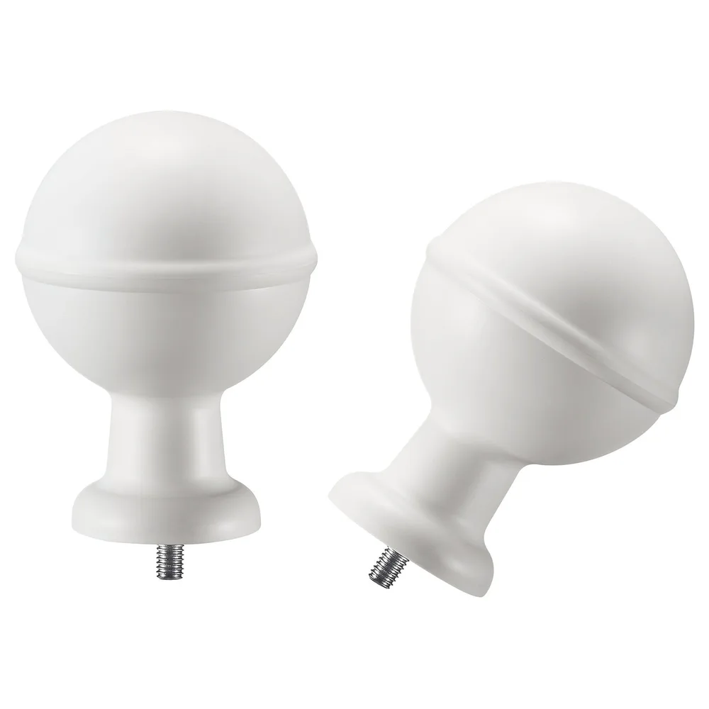 IKEA ALVARSTÅNDS (ИКЕА АЛВАРСТОНДС) — Наконечники для карниза, 1 пара, белый
