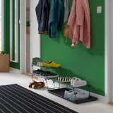 IKEA GREJIG (ИКЕА ГРЕЙИГ) — Полка для обуви, серый 58x27x17 см — фото 2