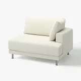 IKEA UPPÅKRA (ИКЕА УППОКРА) — Чехол на модуль дивана 1,5-местный правый, Аксвалль кремовый — фото 2