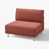IKEA UPPÅKRA (ИКЕА УППОКРА) — Чехол на 1,5-местную секцию, Самсала коричнево-красный — фото 2