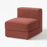 IKEA JÄTTEBO (ИКЕА ЙЭТТЕБО) — Чехол на 1-местную секцию с ящиком для хранения, Самсала коричнево-красный — фото 2