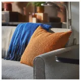 IKEA KRYDDBUSKE (ИКЕА КРЙДДБУСКЕ) — Чехол на подушку, коричнево-красный 50х50 см — фото 5