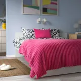 IKEA GULLSTRÅLE (ИКЕА ГУЛЛСТРОЛЕ) — Покрывало, ярко-розовый 230х250 см — фото 3