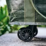 IKEA KOMPISHÄNG (ИКЕА КОМПИСХЭНГ) — Сумка для покупок на колёсиках, зелёный 40х30х81 см — фото 5