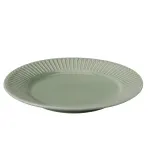 IKEA STRIMMIG (ИКЕА СТРИММИГ) — Тарелка десертная, каменная керамика бледный серо-зелёный 21 см — фото 1