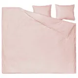 IKEA ÄNGSLILJA (ИКЕА ЭНГСЛИЛЙА) — Пододеяльник и 2 наволочки, светло-розовый 200x200/50x60 см — фото 6