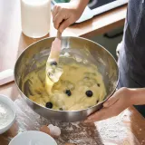IKEA BAKTIDER (ИКЕА БАКТИДЕР) — Кухонные принадлежности, 4 шт., дерево/бледно-розовый — фото 4
