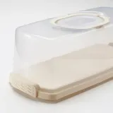 IKEA BAKTIDER (ИКЕА БАКТИДЕР) — Контейнер для торта с крышкой, белый 36x16 см — фото 5