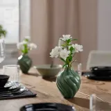 IKEA KORNSPARV (ИКЕА КОРНСПАРВ) — Ваза, зелёный 12 см — фото 3