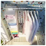 IKEA MULIG (ИКЕА МУЛИГ) — Штанга для одежды, белый 60-90 см — фото 4