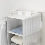IKEA MULIG (ИКЕА МУЛИГ) — Штанга для одежды, белый 60-90 см — фото 5