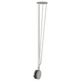 IKEA KRILLE (ИКЕА КРИЛЛЕ) — Ножка с колесиком, белая 70 см — фото 1