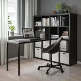 IKEA OLOV (ИКЕА ОЛОВ) — Ножка регулируемая, чёрная — фото 3