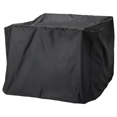 IKEA TOSTERÖ (ИКЕА ТОСТЕРЁ) — Чехол для мебели, для обеденного комплекта/чёрный 145х145 см