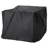 IKEA TOSTERÖ (ИКЕА ТОСТЕРЁ) — Чехол для мебели, для обеденного комплекта/чёрный 145х145 см — фото 1