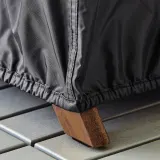 IKEA TOSTERÖ (ИКЕА ТОСТЕРЁ) — Чехол для мебели, для обеденного комплекта/чёрный 145х145 см — фото 5