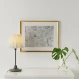 IKEA SILVERHÖJDEN (ИКЕА СИЛВЕРХЁЙДЕН) — Рамка, золотой цвет 40х50 см — фото 5