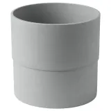 IKEA NYPON (ИКЕА НИПОН) — Кашпо, для дома/для улицы серый 19 см — фото 1