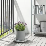 IKEA NYPON (ИКЕА НИПОН) — Кашпо, для дома/для улицы серый 19 см — фото 2