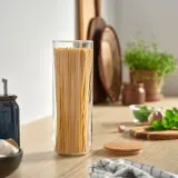 IKEA EKLATANT (ИКЕА ЕКЛАТАНТ) — Банка с крышкой, стекло прозрачное/бамбук 1,8 л — фото 3