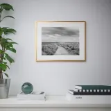 IKEA LOMVIKEN (ИКЕА ЛОМВИКЕН) — Рамка, золотистая 40x50 см — фото 4