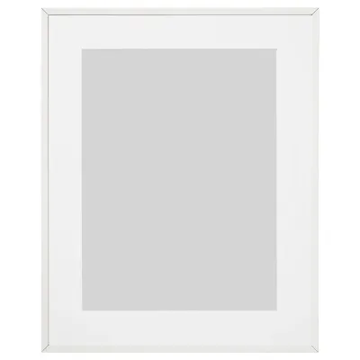 IKEA LOMVIKEN (ИКЕА ЛОМВИКЕН) — Рамка, белая 40x50 см