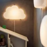 IKEA UPPLYST (ИКЕА УППЛИСТ) — Светильник настенный LED, облако белый — фото 5