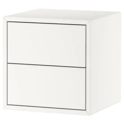 IKEA EKET (ИКЕА ЕКЕТ) — Шкаф/2 ящика, белый 35x35x35 см