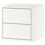 IKEA EKET (ИКЕА ЕКЕТ) — Шкаф/2 ящика, белый 35x35x35 см — фото 1