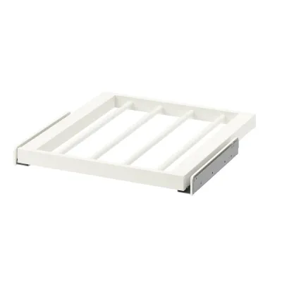 IKEA KOMPLEMENT (ИКЕА КОМПЛИМЕНТ) — Выдвижная вешалка для брюк, белый 50х58 см