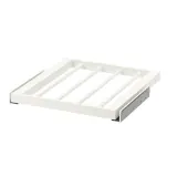 IKEA KOMPLEMENT (ИКЕА КОМПЛИМЕНТ) — Выдвижная вешалка для брюк, белый 50х58 см — фото 1