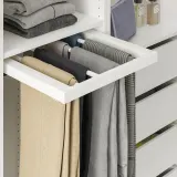 IKEA KOMPLEMENT (ИКЕА КОМПЛИМЕНТ) — Выдвижная вешалка для брюк, белый 50х58 см — фото 2