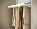 IKEA KOMPLEMENT (ИКЕА КОМПЛИМЕНТ) — Выдвижная вешалка для брюк, белый 50х58 см — фото 5