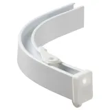 IKEA VIDGA (ИКЕА ВИДГА) — Угловой элемент, одинарная шина, в комплекте потолочный кронштейн/белый — фото 1