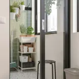 IKEA JOSTEIN (ИКЕА ЙОСТЕИН) — Контейнер, белый для дома и улицы 40х40х15 см — фото 3