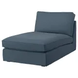 IKEA KIVIK (ИКЕА КИВИК) — Чехол на козетку, Гуннаред синий — фото 2