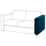 IKEA VIMLE (ИКЕА ВИМЛЕ) — Чехол на подлокотник — Джупарп, тёмный сине-зелёный — фото 2