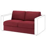 IKEA VIMLE (ИКЕА ВИМЛЕ) — Чехол на двухместную секцию — Лейде, красно-коричневый — фото 2
