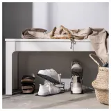 IKEA SKOSTALL (ИКЕА СКОСТАЛЛ) — Органайзер для обуви, чёрный 11x19x27 см — фото 2