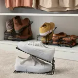 IKEA SKOSTALL (ИКЕА СКОСТАЛЛ) — Органайзер для обуви, чёрный 11x19x27 см — фото 3